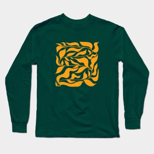 Gold leafs In the jungle Long Sleeve T-Shirt